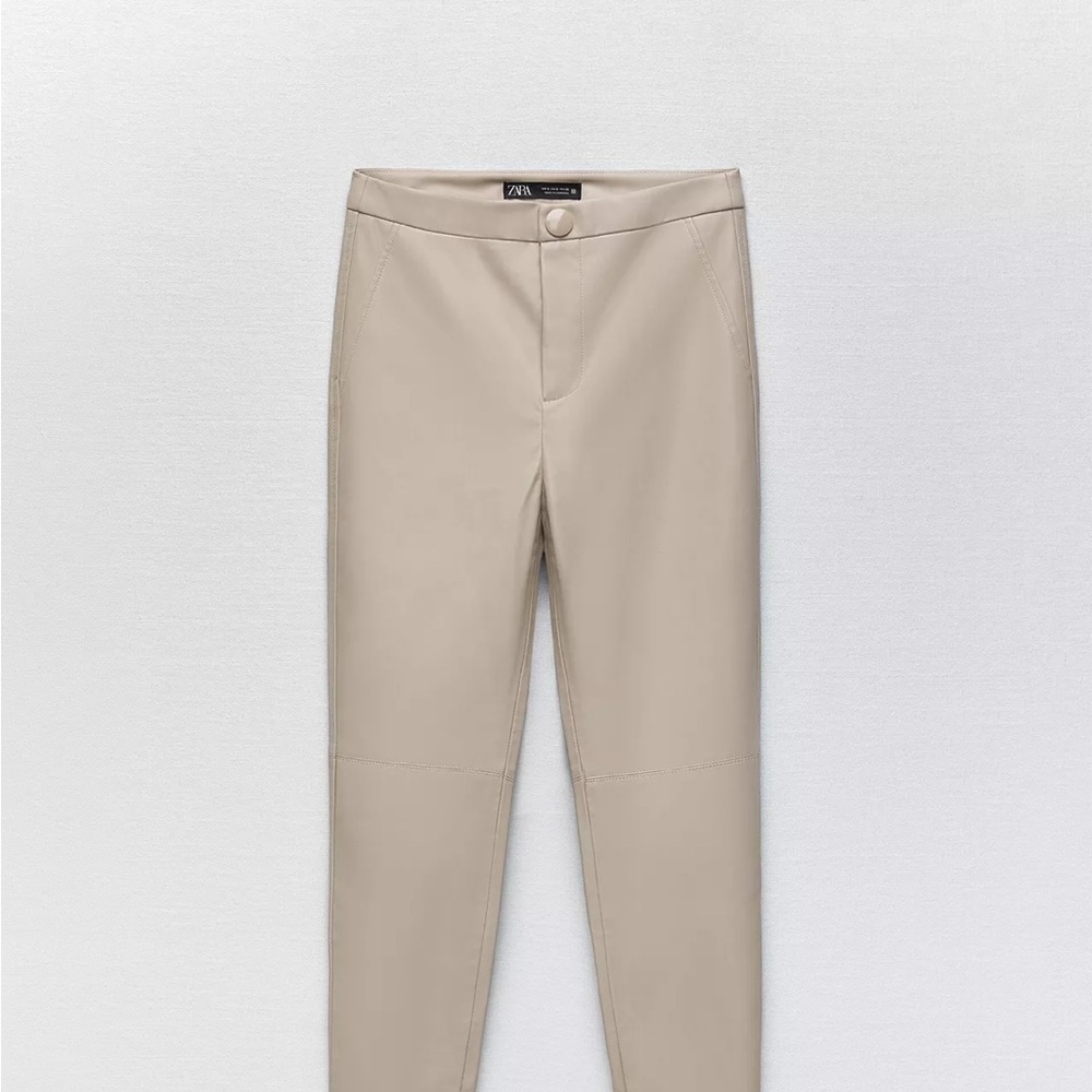 Women’s Zara Tan faux leatherPants